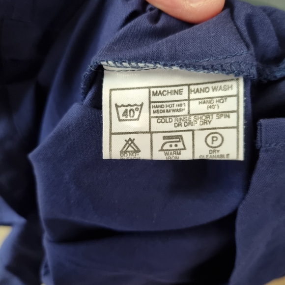 90s Ben Sherman navy/striped Multicoloured Cotton shirt sz large - Picture 3 of 6